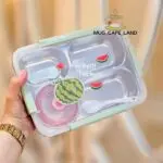 ظرف غذای استیل چند قسمتی همراه با کاسه