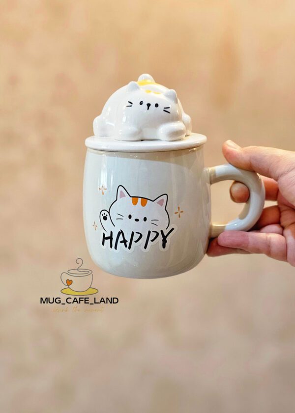 خرید ماگ گربه دربدار فانتزی کد 3345
