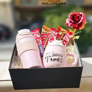 باکس هدیه رنگ صورتی کد 11336