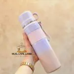 خرید فلاسک استیل همراه با فنجان استیل گنجایش 800 میل