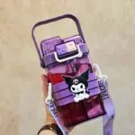 قمقمه دومخزنه کرومی درب قفلی حجم 600 میل