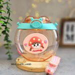 قمقمه کودک نی دار طرح دختر