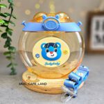 قمقمه کودک نی دار طرح خرس