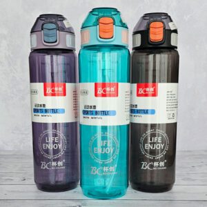 قمقمه ورزشی یک لیتری شفاف