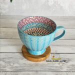 فنجان لته خوری دنی هوم آبی