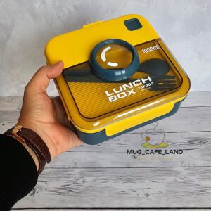 ظرف غذا طرح دوربین زرد