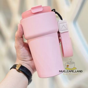 تراول ماگ دماسنج دار بدنه الماسی