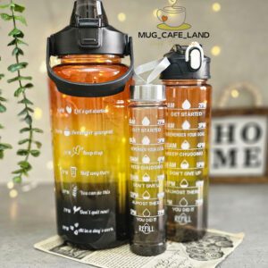 قمقمه سه قلو شفاف