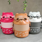 ظرف غذای کودک دو طبقه